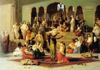 unknow artist Arab or Arabic people and life. Orientalism oil paintings  259 oil painting image